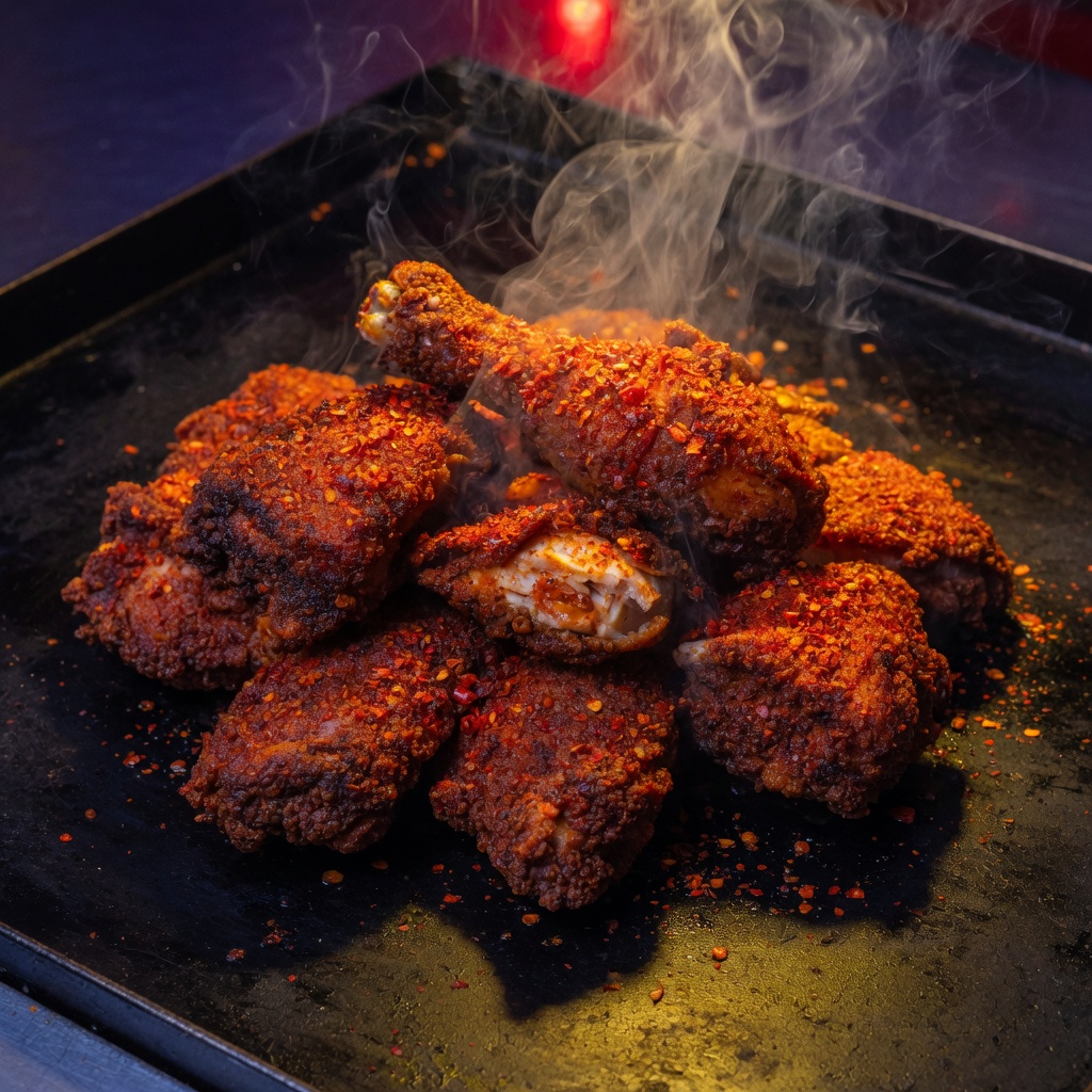 Five chicken strips